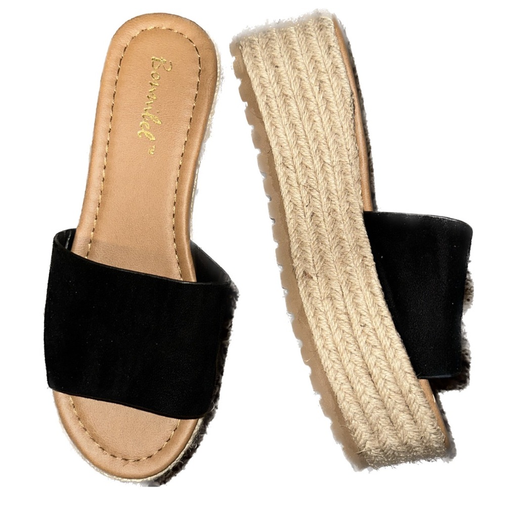 Women’s Black Platform Sandals
